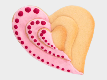 Städter Ausstecher Liebe  3,5 – 9 cm 3-teilig – Herz & Schrift für kreative Kekse