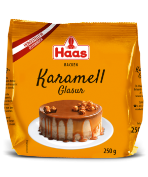 Haas Karamellglasur - Glasur 250g