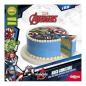 Preview: Dekora Marvel AVENGERS Tortenaufleger rund 16cm zuckerfrei