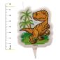 Preview: Dekora Dinosaurier Geburstatgskerze 2D 7,5cm