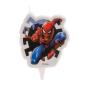 Preview: Dekora Spiderman 2D Geburtstagskerze 7cm