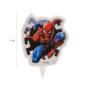Preview: Dekora Spiderman 2D Geburtstagskerze 7cm