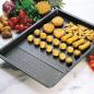 Preview: Zenker Black Metallic Backblech gelocht ausziehbar