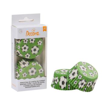 Decora Fußball Muffinformen 36 Stück - 50x32mm