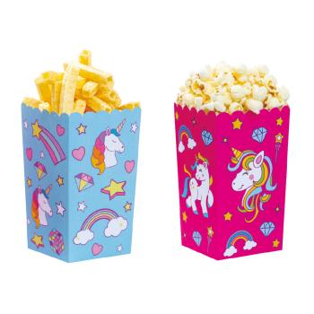 Decora Einhorn Party Box  - 7x7x14cm - 6 Stk.