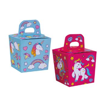 Decora Einhorn Candy Box - 6x6x10,5cm - 6 Stk.