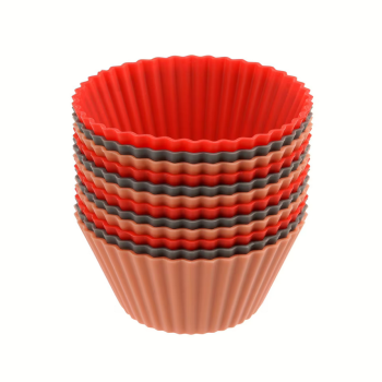 Preview: Dr.Oetker Silikon Muffinförmchen bunt 12 Stück – wiederverwendbar & einfach backen