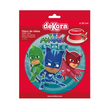 Dekora PJ MASKS Tortenaufleger Oblate rund 20cm