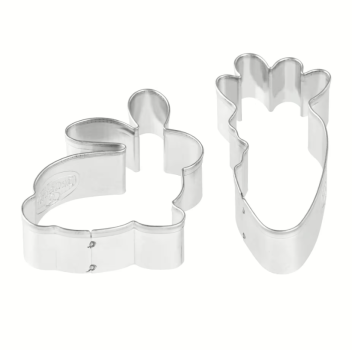 Preview: Dr.Oetker Hasen Ausstecher Set Hase und Karotte 2 teilig für Osterkekse