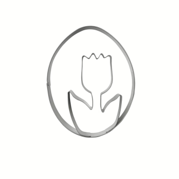 Preview: Dr.Oetker Ei Ausstecher Set Hase & Tulpe – kreative Osterkekse 2er Set