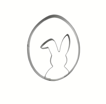 Preview: Dr.Oetker Ei Ausstecher Set Hase & Tulpe – kreative Osterkekse 2er Set