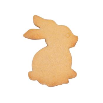 Städter Präge-Ausstecher Hase sitzend edelstahl 7cm