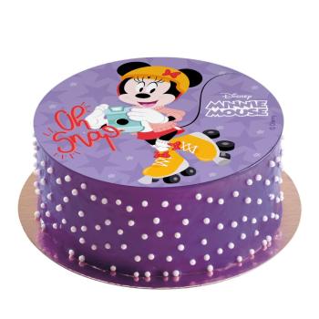 Dekora MINNIE MOUSE Tortenaufleger Oblate rund 20cm