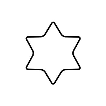 Kaiser Ausstecher Stern 6-zackig