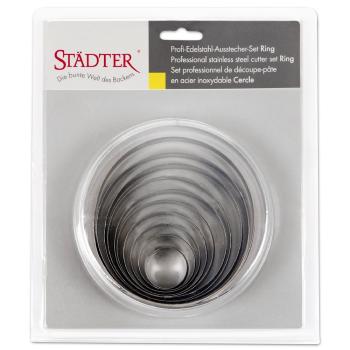 Preview: Städter Ausstecherset Ringe / Kreise - 3–12 cm - Set 10tlg