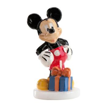 Dekora MICKEY MOUSE Geburtstagskerze 8cm