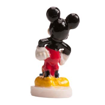 Preview: Dekora MICKEY MOUSE Geburtstagskerze 8cm