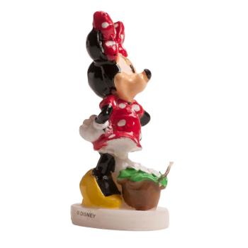 Preview: Dekora MINNIE MOUSE Geburtstagskerze 8cm