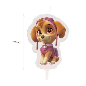Preview: Dekora Paw Patrol Skye 2D Geburtstagskerze 7,5cm