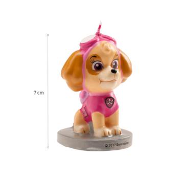Preview: Dekora PAW PATROL Skye 3D Geburtstagskerze 7cm