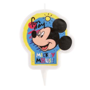 Dekora Mickey Mouse 2D Geburtstagskerze 7,5cm