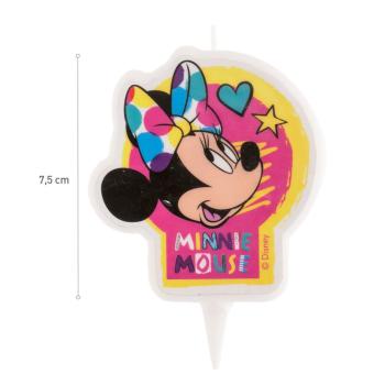 Preview: Dekora Minnie Mouse 2D Geburtstagskerze 7,5cm