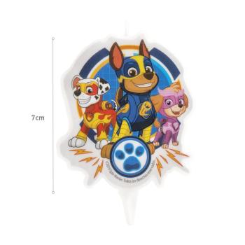 Preview: Dekora Paw Patrol 2D Geburtstagskerze 7cm