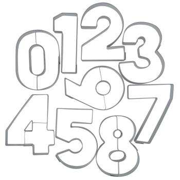 Städter Ausstecher Zahlen - 6,5 cm - Set, 9-teilig