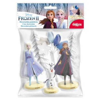 Preview: Dekora Dekorationsset FROZEN - Eiskönigin Anna, Elsa & Olaf