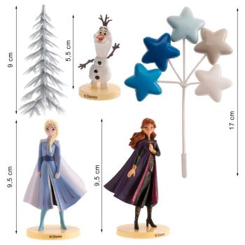 Preview: Dekora Dekorationsset FROZEN - Eiskönigin Anna, Elsa & Olaf