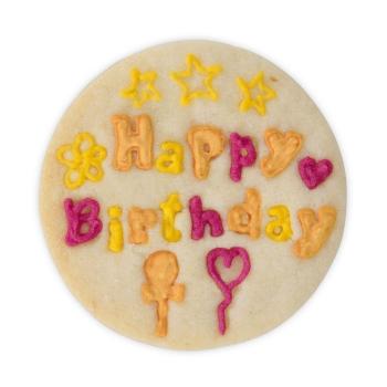 Preview: Städter Prägeausstecher Happy Birthday - 6,5 cm