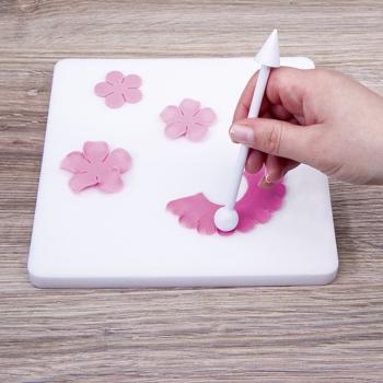 Preview: Städter Modellierplatten - Weiß / Blau - Set, 2-teilig