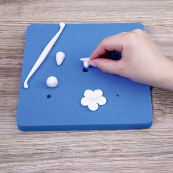 Preview: Städter Modellierplatten - Weiß / Blau - Set, 2-teilig