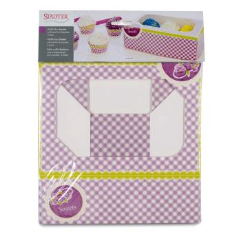 Preview: Städter 6er Muffinbox - 24x16,5x7,5 cm, Sweets - 6er