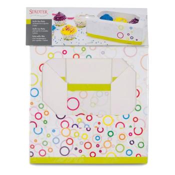 Preview: Städter 6er Muffinbox - 24x16,5x7,5 cm, Party - 6er