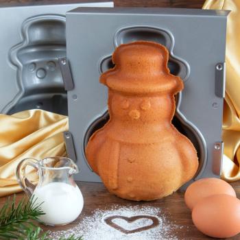 Preview: Städter We-Love-Baking 3D Schneemann - 19 x 21 x 12 cm