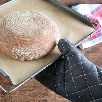 Preview: Städter Backhandschuh 41 x 21 cm schwarz