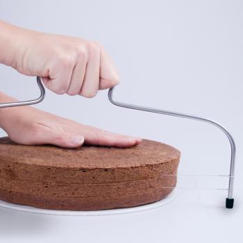 Preview: Städter Tortenschneider - 32cm - mit doppeltem Schneidedraht