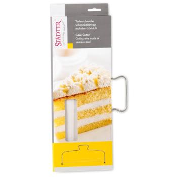 Preview: Städter Tortenschneider - 32cm - mit doppeltem Schneidedraht