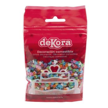 Dekora Zuckerkonfetti Herzen 100g - Streusel