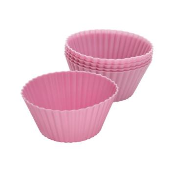 Zenker Muffinförmchen Silikon rosa - 6 Stück