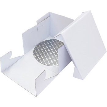 PME runde Tortenplatte inkl. Box - 27,9cm / Cake Board 3mm