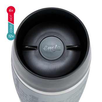 Preview: EMSA TRAVEL MUG Classic Grande Thermobecher pfeffergrau 0,5l