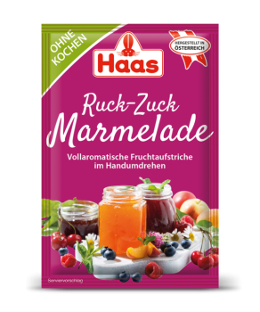 Haas  Ruck-Zuck Marmelade 2x20G