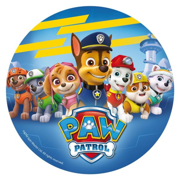 Dekora PAW PATROL Tortenaufleger Oblate rund 20cm