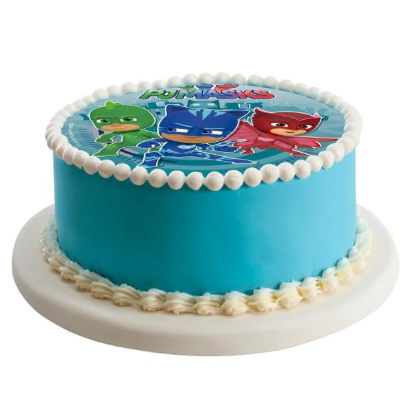 Dekora PJ MASKS Tortenaufleger Oblate rund 20cm