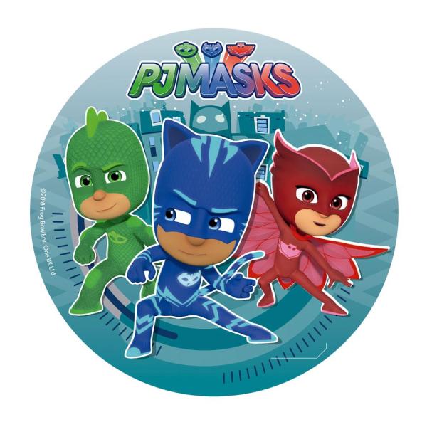 Dekora PJ MASKS Tortenaufleger Oblate rund 20cm