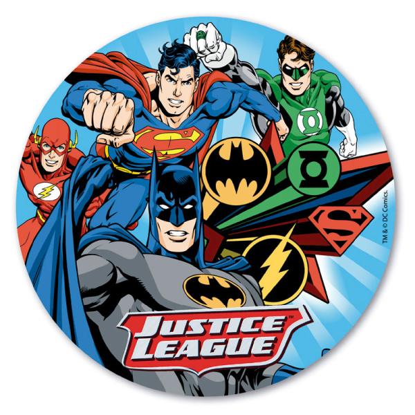 Dekora JUSTICE LEAGUE Tortenaufleger Oblate rund 20cm