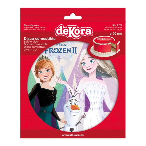 Dekora FROZEN 2 Tortenaufleger Oblate rund 20cm