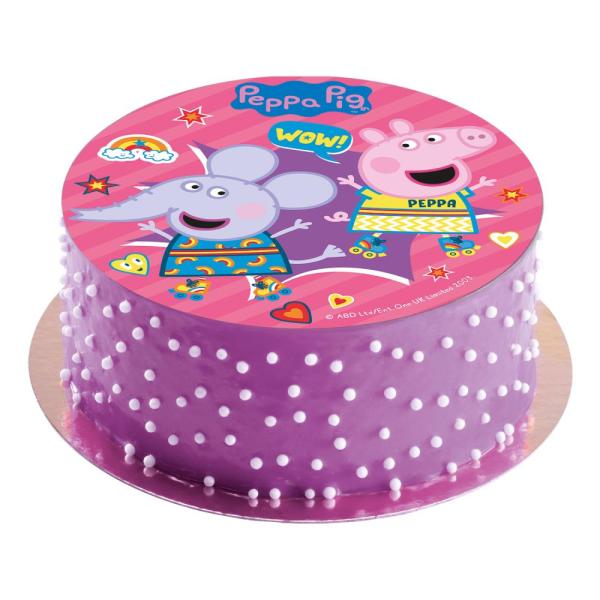 Dekora PEPPA PIG Torternaufleger Oblate rund 20cm